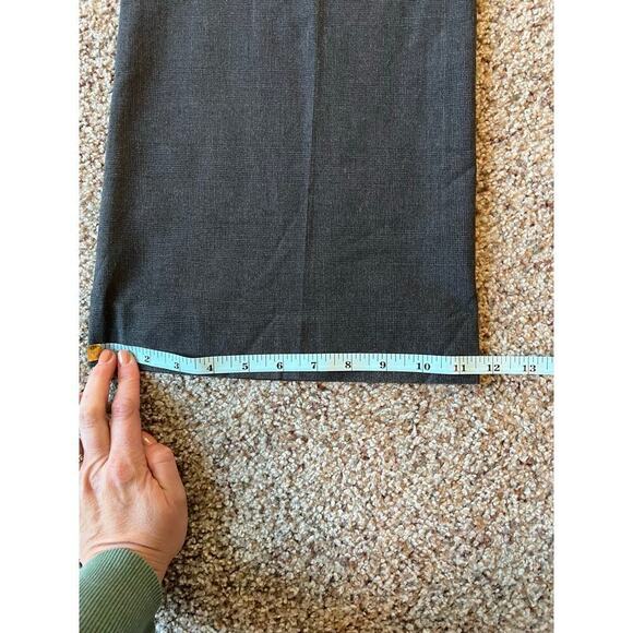 Maternity Dress Pants, Size 10, Gap, Charcoal, Boot Leg, Size 10 - Picture 8 of 9